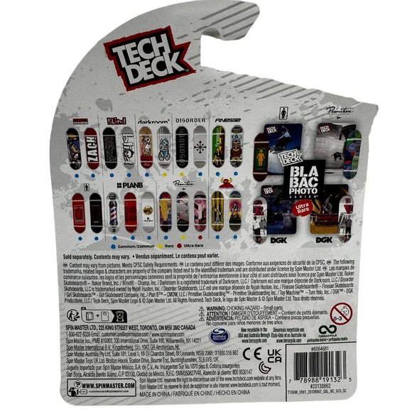 Tech Deck PlanB GUSTAVO Common Skateboard Fingerboard Red New - Picture 2 of 10
